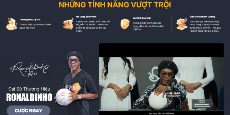 Ưu điểm nổi bậc tại nhà cái New88